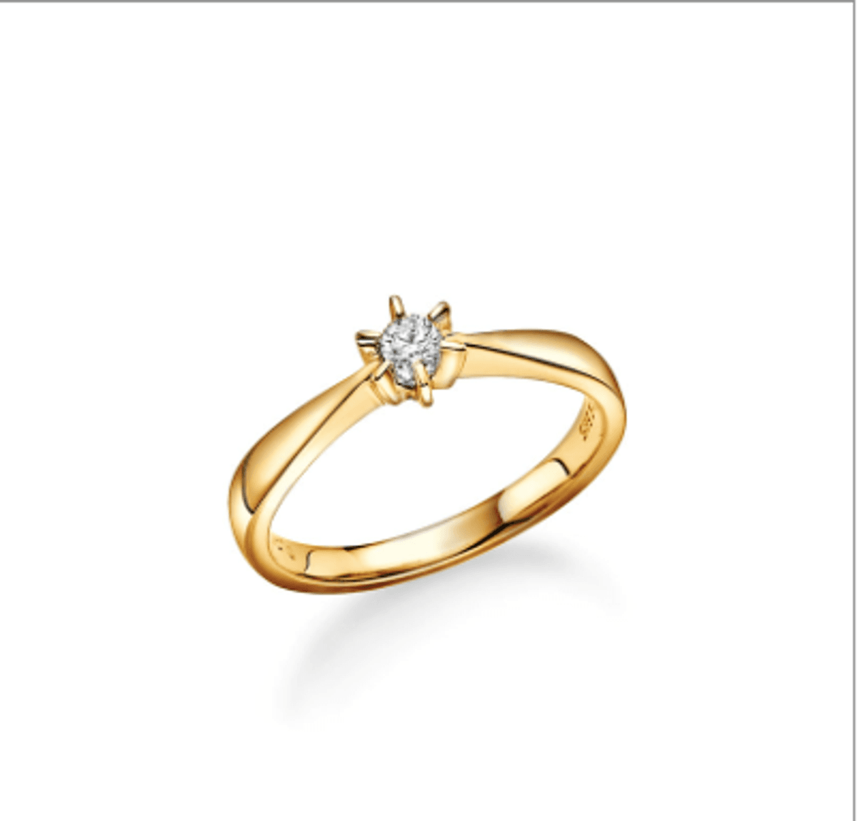 Diamant Ring 0.10 WSI