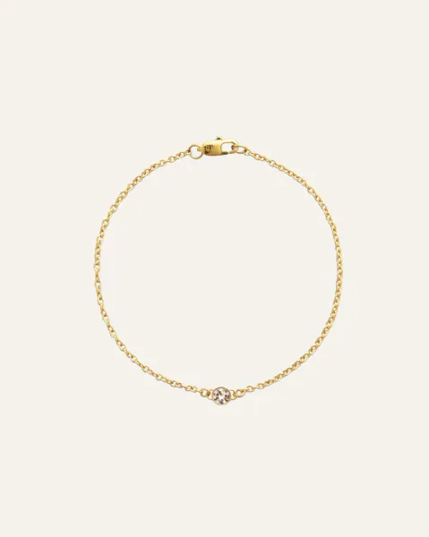 Hovedbilde Thin Diamond Gold Bracelet fra Mockberg